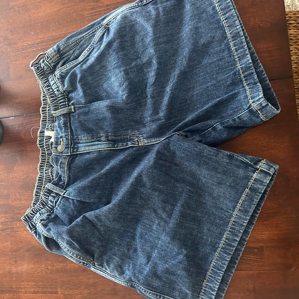 Casual Blue Denim Shorts
